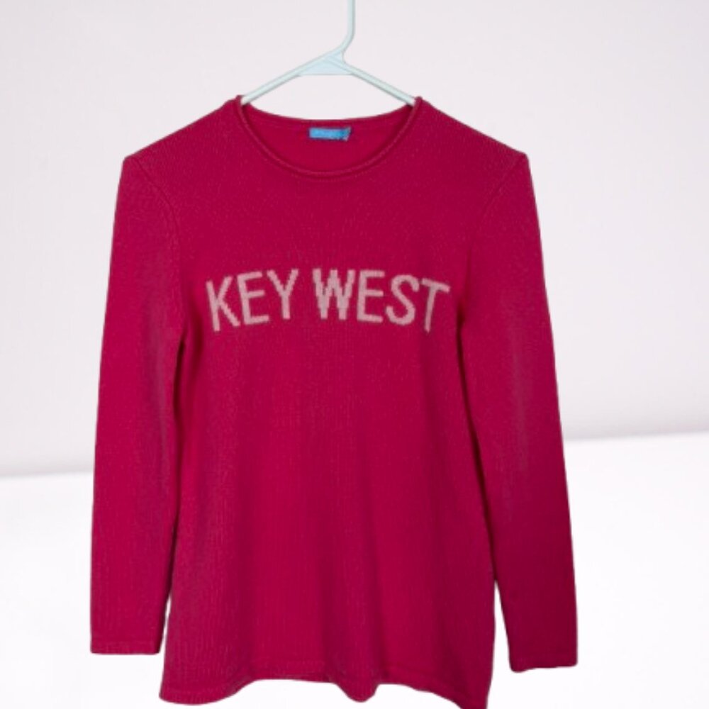 J. Mclaughlin NWOT Women's Cashmere Sweater Size S Hot Pink